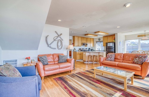 Nelscott House | Enjoy this Oceanfront Beauty with Private Beach Access!
