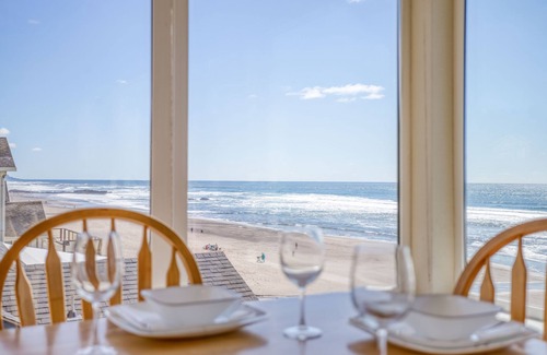 Nelscott House | Enjoy this Oceanfront Beauty with Private Beach Access!