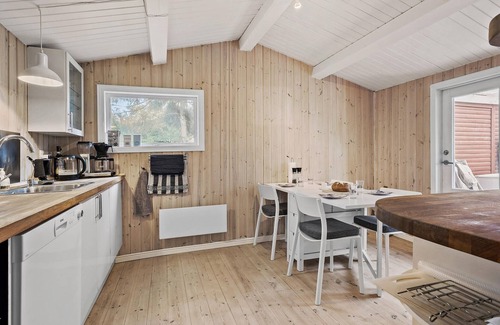 Borup House | Enjoy this pleasant vacation home near Lake Dyndet.