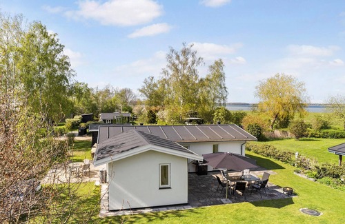 Borup House | Enjoy this pleasant vacation home near Lake Dyndet.