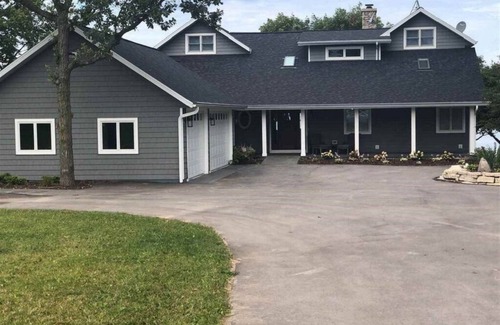 Sturgeon Bay House | Enjoy your own private family resort! Pool, hot tub, lakefront, sunsets, more!