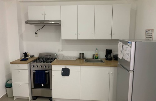 Monte Plata Apartment | Enjoyable 1-bedroom apartment 4C con AC and more in Monte Plata