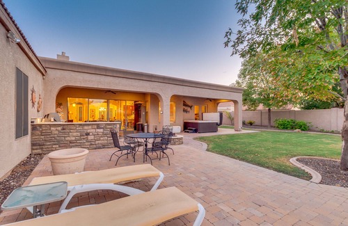 Gilbert House | Enormous Resort Style Home with a Basement