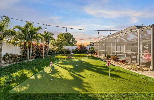 Cape Coral House | Entertainers Paradise with HTD Pool & Putting Green