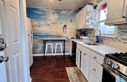 Seaside Heights House | Entire 2 Family cottage, private garden, by sea, boardwalk & bay.No Proms