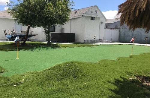 Pacoima Apartment | Entire 3 Bedroom Home with Golf Putting & hot spa