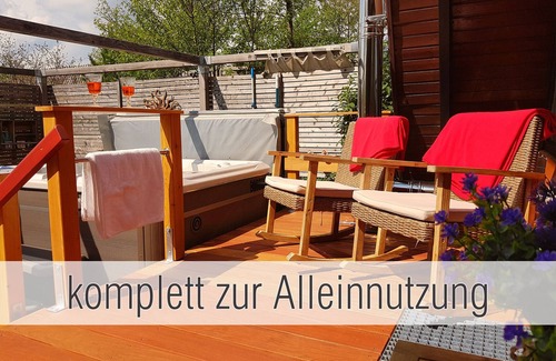 Waldkirchen House | Entire cabin close to the lake with private whirlpool, sauna and fireplace. Fenced. Hütte40