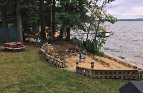 Golden Lake House | Entire four bedroom home with private beach and Lake Access