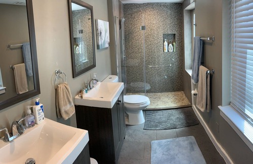 Downtown Wilmington House | Entire two-unit four-story townhouse, for multi-family vacations; free parking