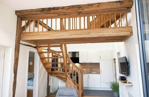 Ohne Apartment | Entrance hall - old farmhouse. Generous. Family time.