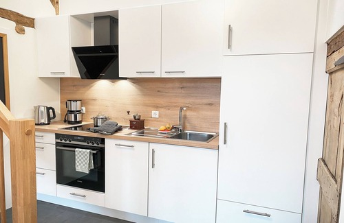 Ohne Apartment | Entrance hall - old farmhouse. Generous. Family time.