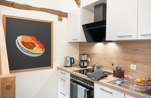 Ohne Apartment | Entrance hall - old farmhouse. Generous. Family time.