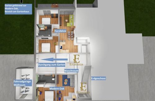 Trassem Apartment | Erasmus Lodge - Ferienwohnungen zum Wohlfühlen