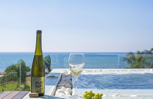 Ayia Thekla Villa | Eros Cyprus: Sea Front Luxury Villa with option to add catering and services