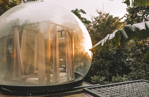 Aibonito House | ¡escapada Romántica! Glamping en Burbuja con Jacuzzi Privado Para Dos