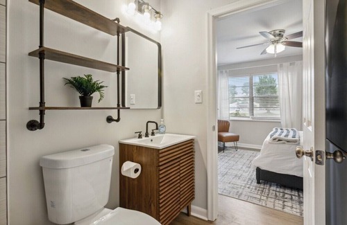 Hampton Apartment | Escape to our serene Hampton hideaway, where convenience meets coastal charm