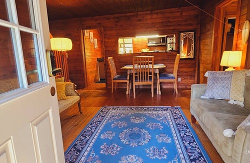 Northwood Cabin | Escape to Redwood Bliss at this Cozy Cabin near Monte Rio Beach!
