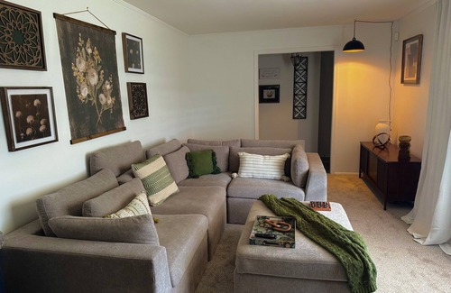 Jones County House | Escape to Retro Luxe, where vintage charm meets modern luxury.