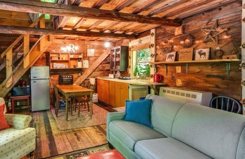 Katrine Cabin | Escape to this cozy & peaceful cabin in the woods!