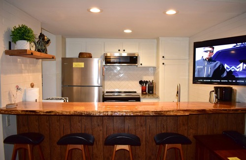 Mammoth Lakes Condo | Escape to this recently remodeled unit #189, steps from the free shuttle
