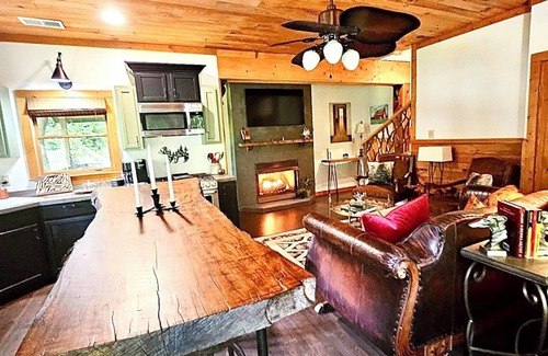 Dillsboro Cabin | Escape to Your Romantic yet Adventurous Smokey Mountain River Cabin Getaway!
