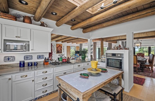Santa Fe House | Espiritu Estate - Secluded Retreat, Patio with Fire Pit, Hot Tub