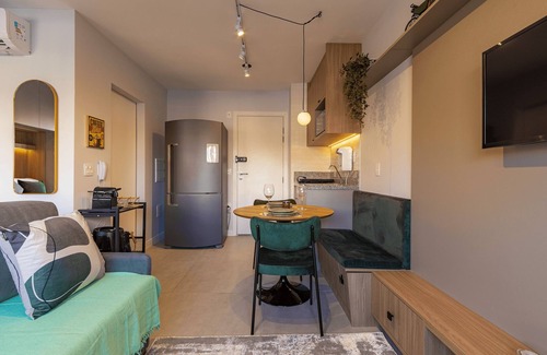Vila Mariana Apartment | Essence Studio Vila Mariana | Air Conditioning, Wi-Fi & Vila Mariana Metro