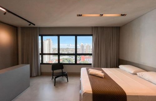 Santa Fe Apartment | Estúdio Completo e de Luxo ao lado Shopping CG.