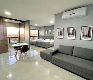 Jardim dos Estados Apartment | Estúdio no 27º Andar com Vista p/Av. Afonso Pena