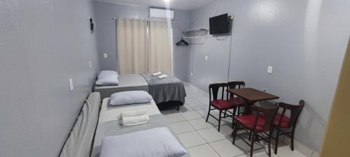 Castelo Branco Apartment | Estúdios Individual na Meia Praia ar, wifi, vaga, cozinha, tv smart - 6 x no cartão sem juros