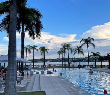 Brasilia Apartment | Estiloso Flat Brisas do Lago com terraço