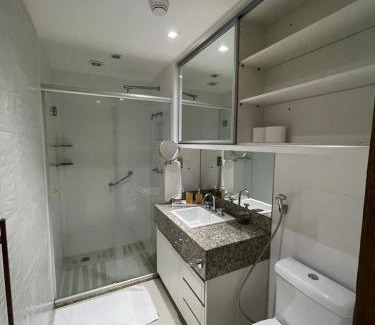 Brasilia Apartment | Estiloso Flat Brisas do Lago com terraço