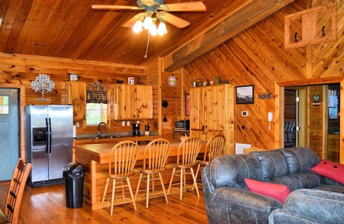 Copperhill Cabin | Eula Mae- Hot tub,Gas Fireplace, Wifi, campfire pit, secluded, close to rafting