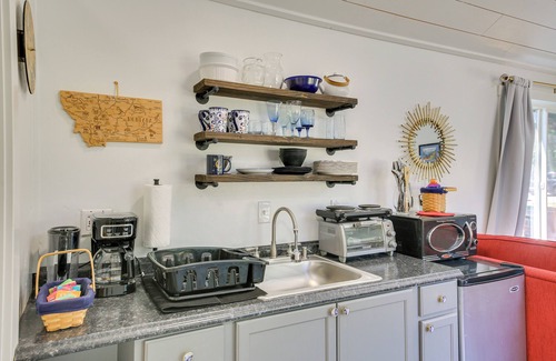 Eureka Apartment | Eureka Vacation Rental: Steps to Creek & Fishing!