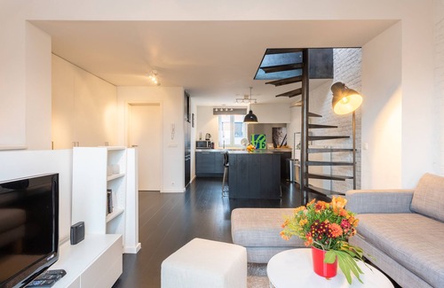 Ixelles Apartment | Europea Luxury Duplex Residence Flagey