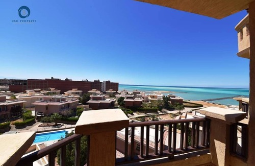 Al Ahyaa Apartment | European standard studio with beautiful sea view and private beach