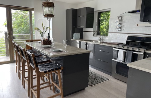Cos Cob Apartment | European style one bedroom with modern kitchen and Balcony
