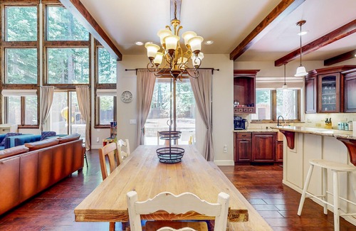 North Upper Truckee House | European-Style Washoe Meadows Estate | Sauna, Smart TVs, Playground & Grill