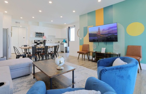 Harbor Gateway South Apartment | EV Charger Ready Grandeur Abode 4B2.5B