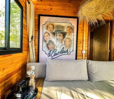 Branes House | Evergreen 1BR Wood Cabin with Bassin & Terrace
