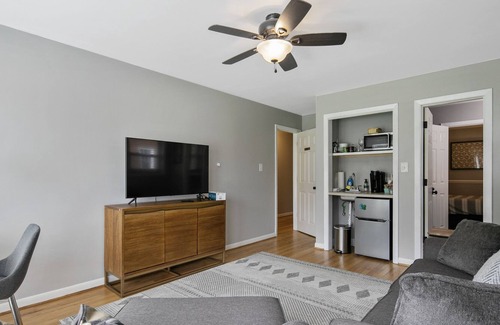Terry Sanford House | Everything you need! From a private entrance to a hotel-style kitchenette.