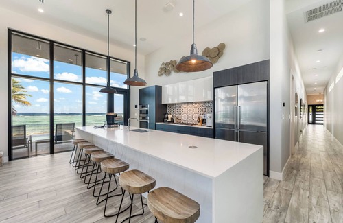 Bodden Town Villa | Evolution: Luxe Single-level Villa w/Private Pool, Jacuzzi, Dock