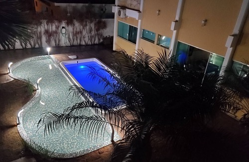 Balneario Florida House | Excellent house facing the sea with pool and barbecue