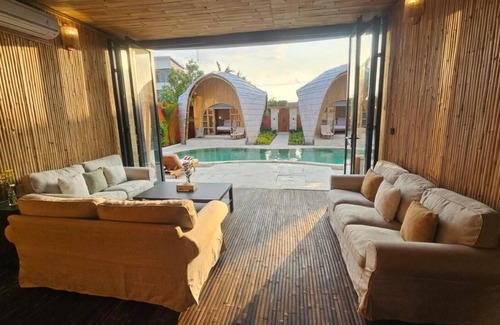 Dewi Sri Villa | Exceptional Bamboo Estate in Kuta for 12 guests