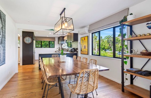 Beach Haven House | Exceptional Beach Front Home w Spa Pool & Gym