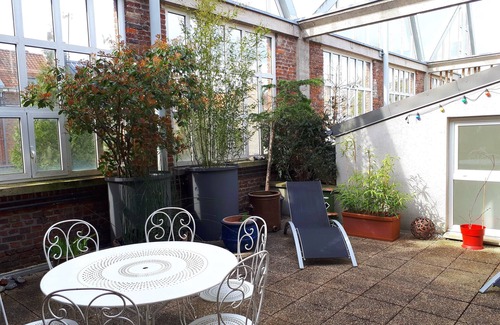 Saint-Leu Apartment | Exceptional loft with terraces and parking space in the heart of town