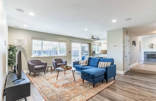 San Ramon House | Exceptional San Ramon 4BR w/Patio & A/C, nr Park & Dining, by Blueground