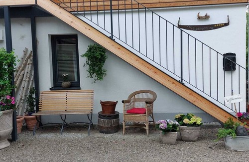 Bad Heilbrunn Apartment | Excl. vacation apartment - five DTV stars - direct sauna access - sleeping hut for children