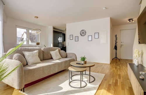 Hochheim am Main Apartment | Exclusive 3-room luxury maisonette apartment, near FFM airport/Wiesbaden/Mainz