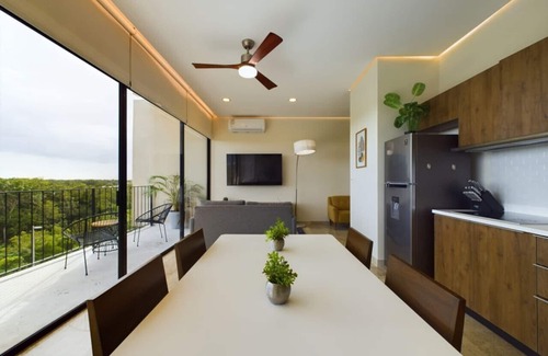 Zama Apartment | Exclusive 3BR Penthouse with Private Rooftop Terrace & Pool